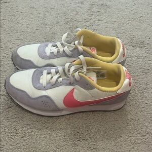 Nike White and Pink Athletic Shoes